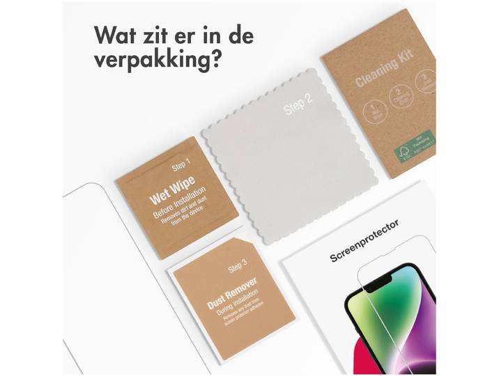 Accezz Gehard Glas Screenprotector Google Pixel Fold Smartphone screenprotector Transparant