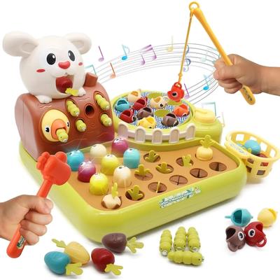 Smart Shopping Spot Rabbit Farm Montessori Toy, Educational Harvest Game, Insect Fishing Game For Kids Rabbit Farm Montessori Toy, Educational Harvest Game, Insect Fishing Game For Kids