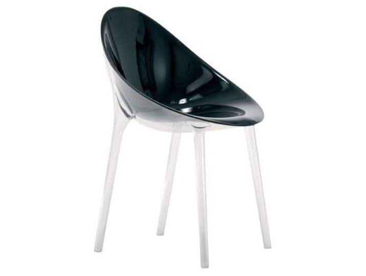 Kartell 584048 Schalensessel Mr. Impossible, schwarz