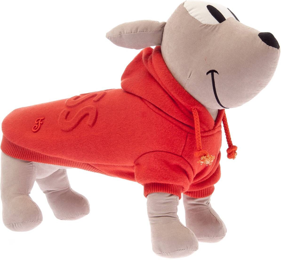 Ferribiella Felpa per Cani Boss Rosso Ruggine 35 cm