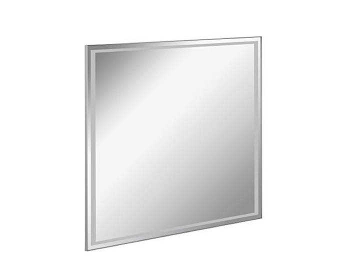 FACKELMANN LED-Spiegel Framelight – 80 x 70 cm, Moderner LED-Spiegel mit umlaufender Beleuchtung, Leuchtmittel austauschbar, Lichtfarbe Kaltweiß, Made in Germany