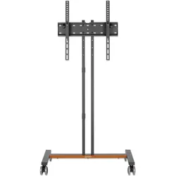 Manhattan TV-Ständer auf Rollen (35 kg, 34" - 55"), TV Ständer, Schwarz