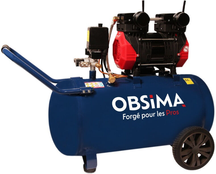 OBSIMA Compresseur sans huile semi-silencieux OB SIL 13/50 SH - 313584