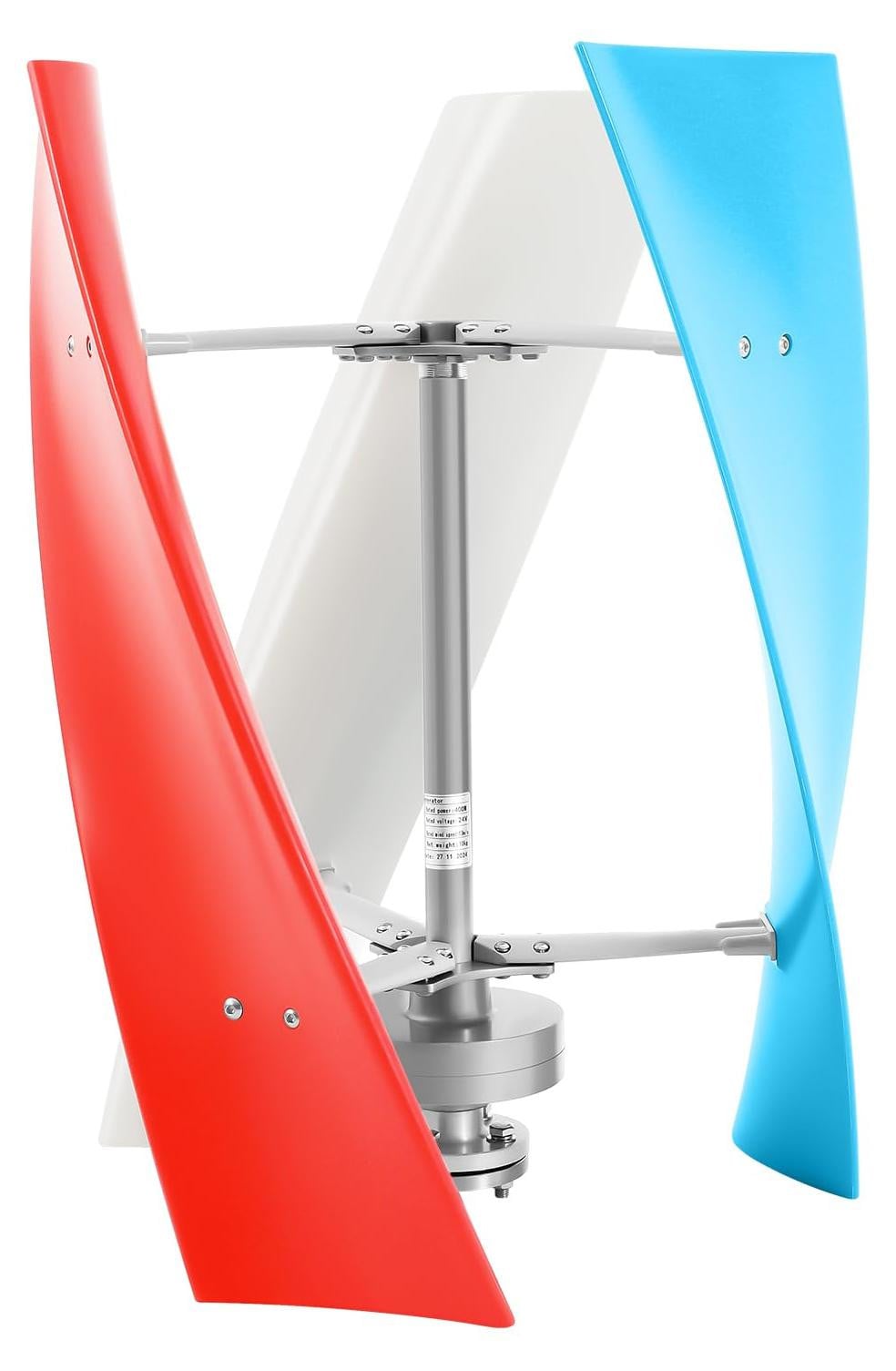 Selius Windgenerator Verticaal - 400 W Vermogen - 24 V Spanning - 3 Bladen