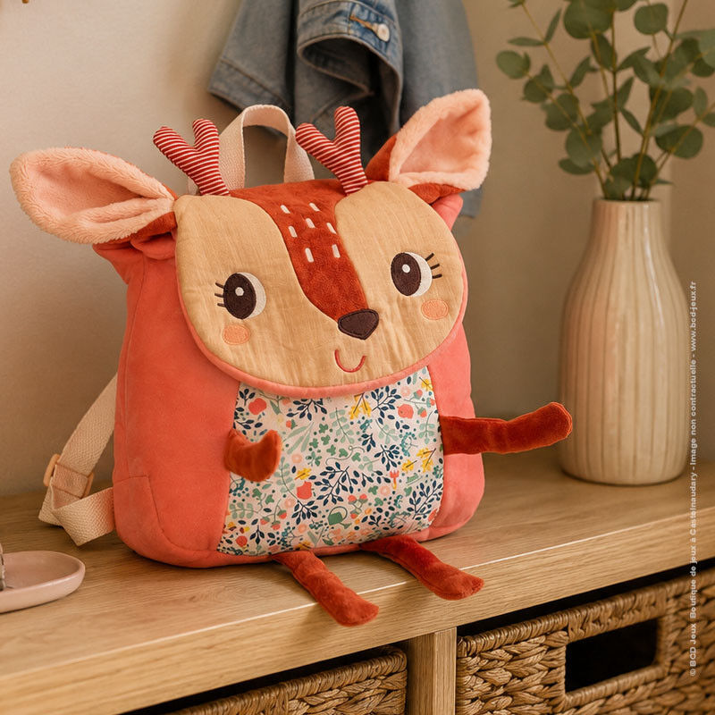 Sac à dos doux Stella le faon - Lilliputiens