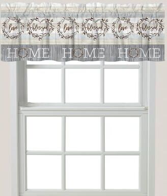 "Laural Home Loving Home Window Valance - 60x18 - 60"" x 18"""