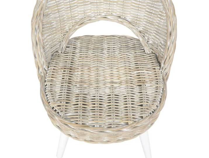 LEY Chaise-canapé Kubu Rotin Blanc - Shipenophy - VOX18303
