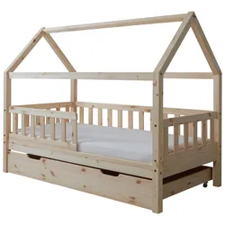 Hausbett Kay ca.80x160 cm Kiefer Natur