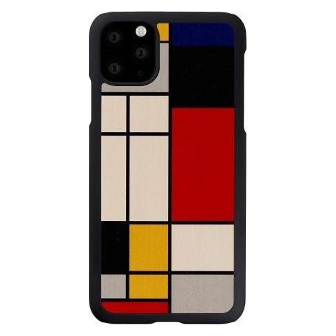 Man&Wood SmartPhone case iPhone 11 Pro Max mondrian wood black (Apple iPhone 11 Pro Max) (1000001001)