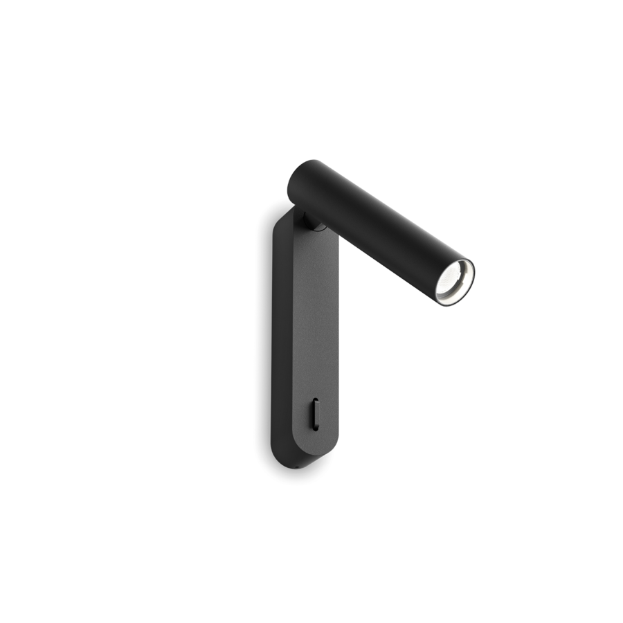 Wever & Ducré Wandleuchte MATCH SNOOZE WALL SURF 1.0 LED schwarz 3000K 177353B5 5404037311446