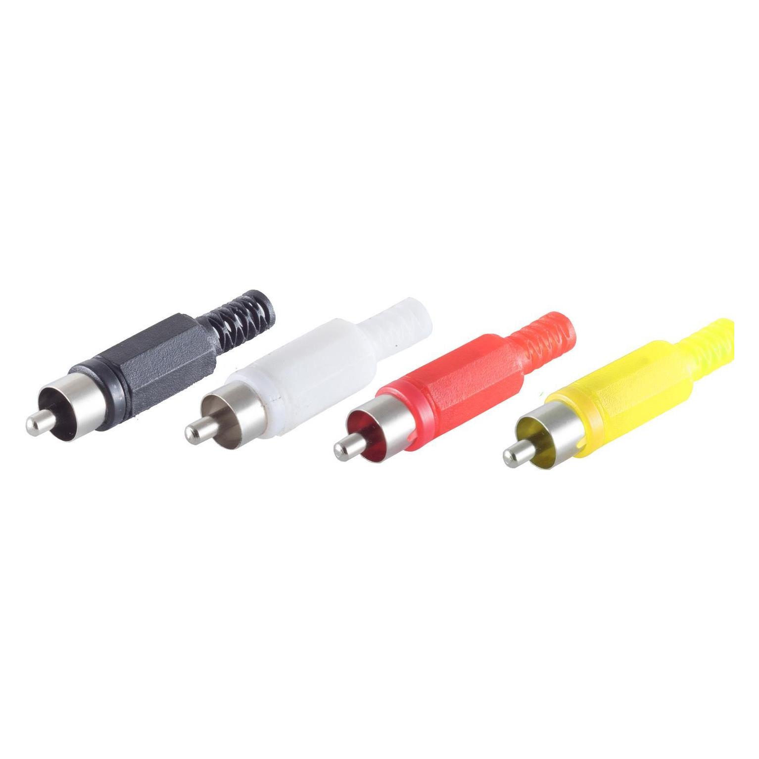 Shiverpeaks BS51400-SET Drahtverbinder RCA Schwarz (BS51400-SET)
