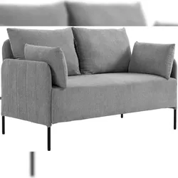 CLP Couch 2-Sitzer Ziden hellgrau