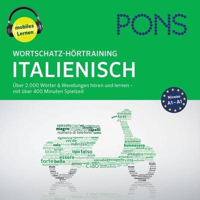 PONS Wortschatz-Hörtraining Italienisch - PONS-Redaktion, Audio, 4057664034724