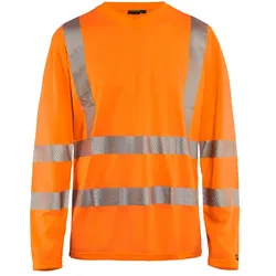 Warnschutz Langarm-Shirt "3385" UV-Schutz - M - Orange