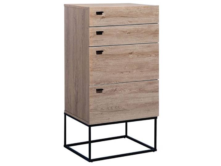 Commode à 4 tiroirs marron clair