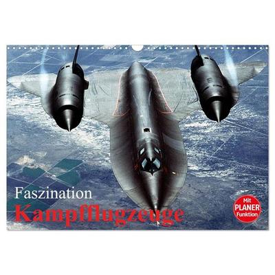 Faszination Kampfflugzeuge (Wandkalender 2027 DIN A3 quer), CALVENDO Monatskalender