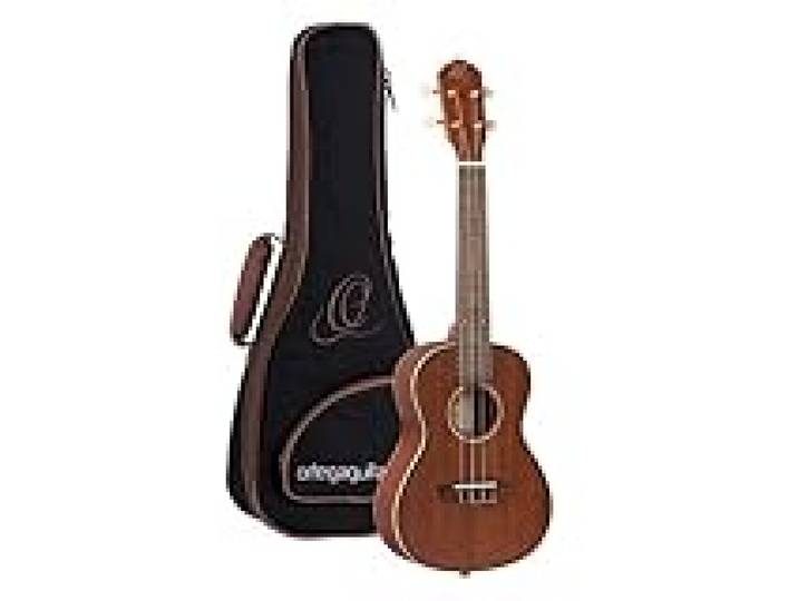 Ortega Guitars Ukulélé Concert Acoustique – Série Timber – Housse Incluse – Acajou, Naturel (RU11)