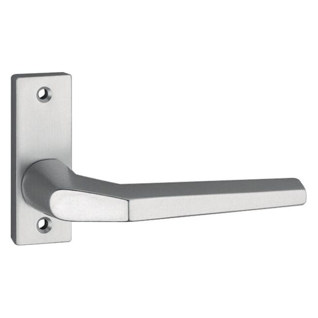 EDI Profiltürdrückerlochteil 1390/0800 Aluminium F1 käntig 8 mm gekröpft (Türgriff) (1390/0000/01)