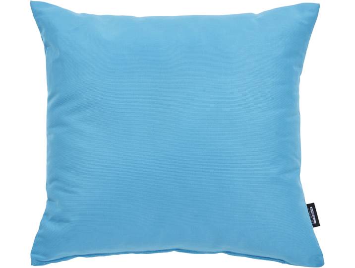 Dekokissen DONE. Outside , blau (arctic blau), B:45cm H:10cm L:45cm, Obermaterial: 100% Polypropylen, Dekokissen_Sitzkissen_Kissenhüllen, Dekokissen, Wetterfestes, einfarbiges Outside Kissen inklusive Füllung