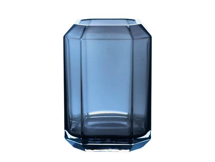 Louise Roe Vase Jewel bleu