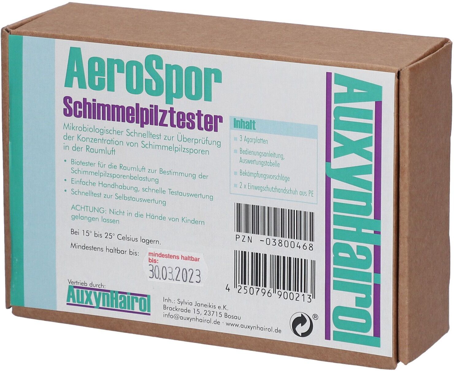 AUXYNHAIROL Schimmelpilz Schnelltester 1 St Test