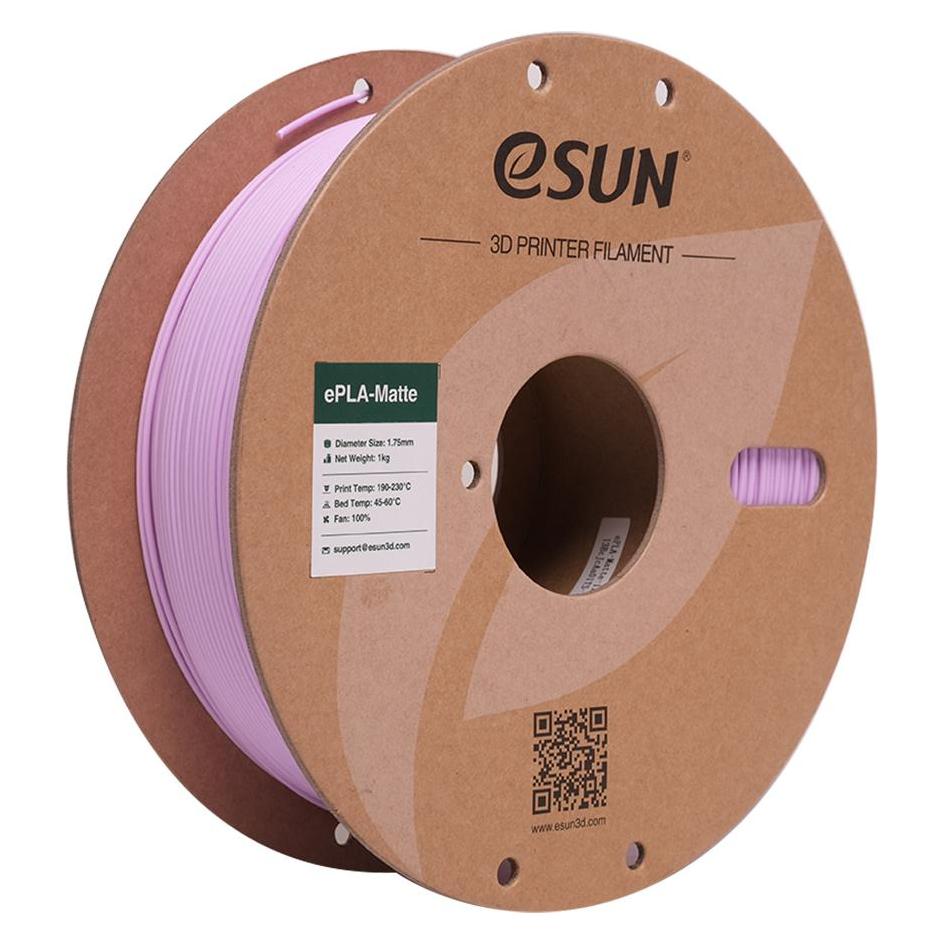 eSUN ePLA-Matte Lila Filament 1.75mm 1Kg (PLA, 1000 g, 1.75 mm) (ePLA-Matte-P175L1)