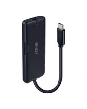 Lindy USB 3.2 Typ C Laptop Mini Dock Schwarz (43358)
