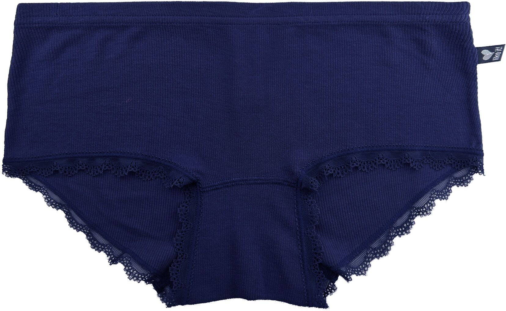 Like It! Panty LIKE IT Gr. M, blau (midnight blau), Unterhosen, Damen, M, Feinripp, Obermaterial: 95% Modal, 5% Elasthan, Panty
