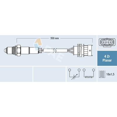 FAE Lambdasonde 77498 für Opel