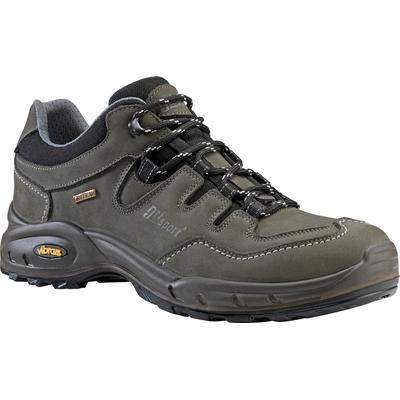 Wanderschuh GRISPORT "Halbschuh", Damen, Gr. 37, grau, Obermaterial: 100% Rindsleder Leather cow., Schuhe Wanderschuh