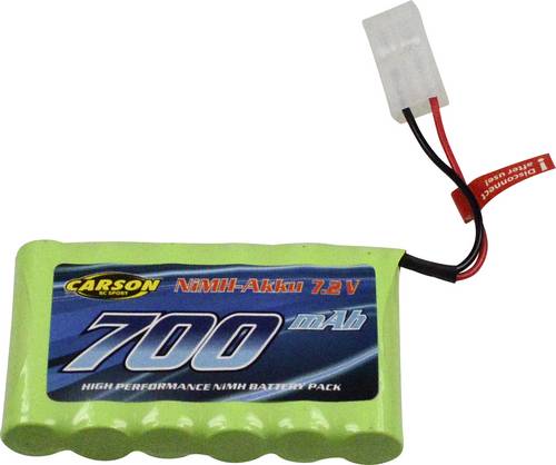 Carson Modellsport Modellbau-Akkupack (NiMh) 7.2V 700 mAh Tamiya-Stecker