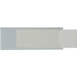 Leitz, Ordner Zubehör, Sichtfenster Unischild 53x19mm
