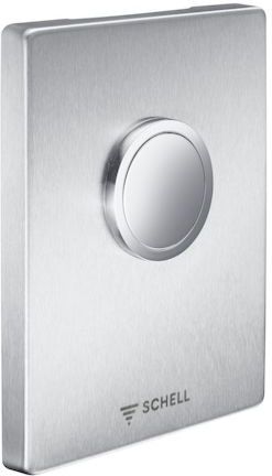 Schell Edition WC-Betätigungsplatte 028152899 Edelstahl, Niederdruck, Einmengenspülung