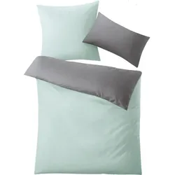 Kleine Wolke Bettwäsche Gracia Mint Standard Bettbezug 135x200, Kissenbezug 80x80cm + 40x80cm
