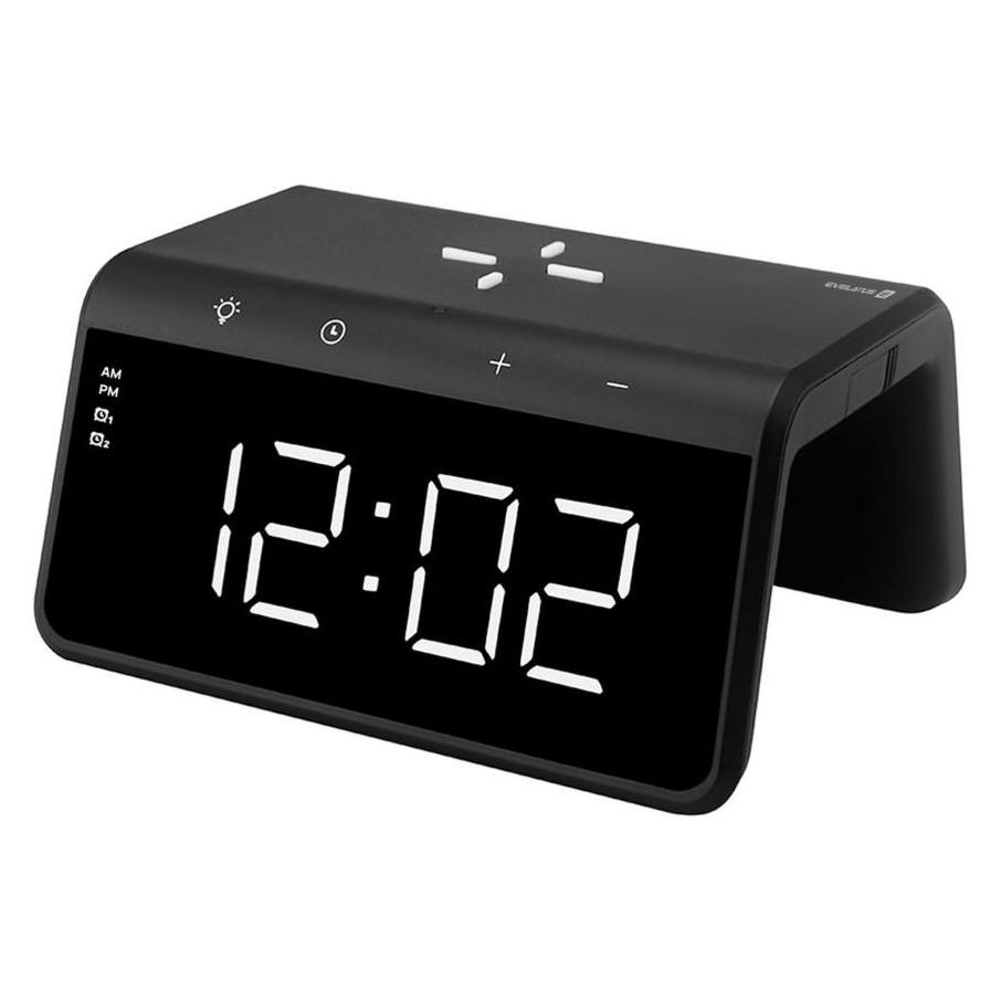 Evelatus Wireless Charging Clock (WCC01BK)