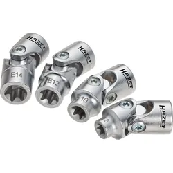 HAZET Steckschlüssel-Einsatz Satz TORX®, (3/8 Zoll), 4-teilig - 880G-E/4