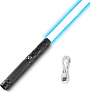 UIMOSO Light Sword, Light up Sword, FX Sound and Realistic Handle, Rechargeable Light Up Sword Toy for Adults and Kids
