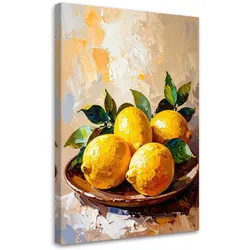 LEINWANDBILD Zitronen Obst 70x100cm