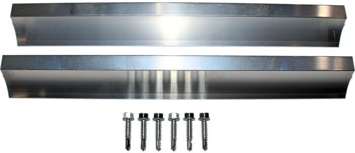 Wolf AluPlus Kollektorschienen-Verbinder-Set 2484922 mit 2 Schienenverbinder, mit 6 Bohrschrauben