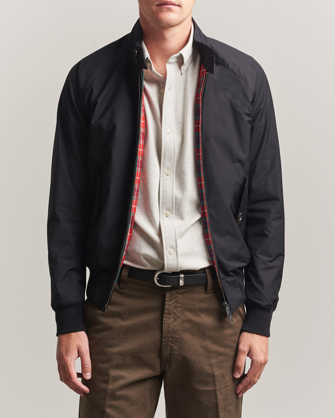 Baracuta G9 Original Harrington Jacket Black men EU52 Sort