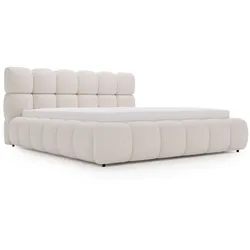 POLSTERBETT Modo 120x200 Bouclé-Stoff Beige