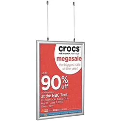 update displays Doppelseitiger Klapprahmen A1 grau, 62.4x87.1x2.7 cm