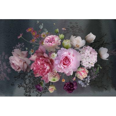 Papermoon "BLUMEN ABSTRAKT-MUSTER DESIGN ROSEN BLUMEN DECOR RETRO"