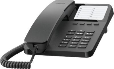Gigaset DESK 400 Tisch- und Wandtelefon, analog, schwarz