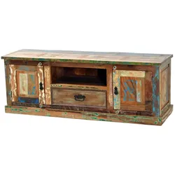 Lowboard 'Seaside' Massivholz Recycletes Holz Shabby Chic