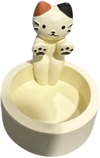 Uplift Curations Cute Kitten Candle Holder Cartoon Cat Aromatherapy Candlestick Decor 01