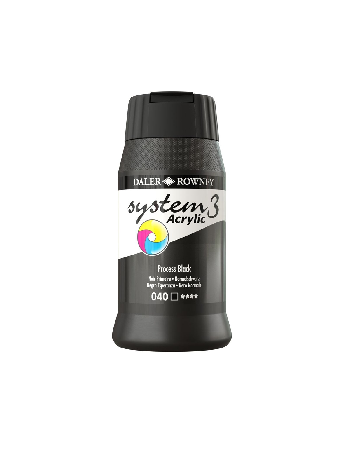 Daler-Rowney System3 500 ml Process Black