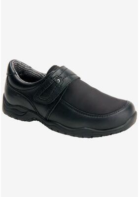 Women's Drew Antwerp Flats by Drew in Black Black Stretch (Size 8 M)
