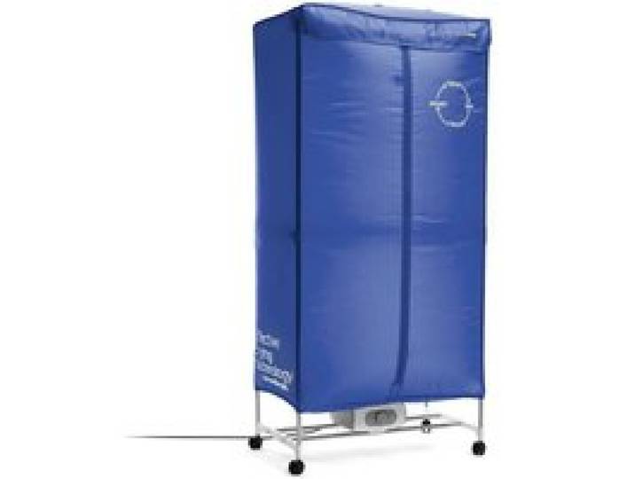Penderie Chauffante Séchoir à Linge Mobile - Chauffant - 15 kg - 2 Hauteurs - Antibactérien
