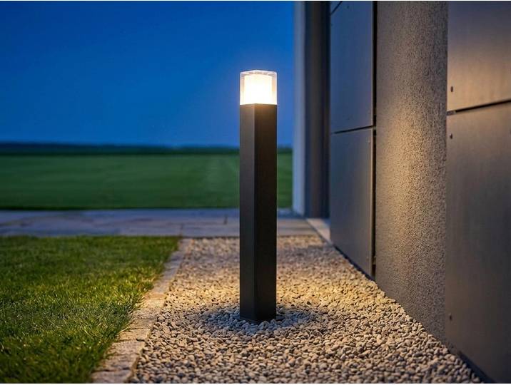 Smartwares OOL-50018, Außensockel-/Pfostenbeleuchtung, Schwarz, Aluminium, IP44, Garten, SMD-LED-Modul
